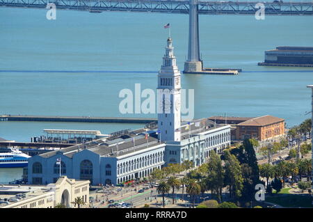 San Francisco, Kalifornien, USA - 31. August 2015: San Francisco Ferry Building Stockfoto