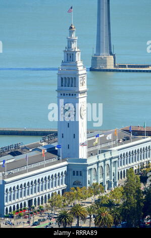 San Francisco, Kalifornien, USA - 31. August 2015: San Francisco Ferry Building Stockfoto