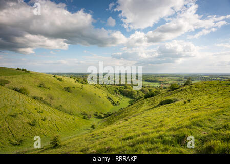 Des Teufels Backtrog in der Nähe von Wye in Kent, England Stockfoto