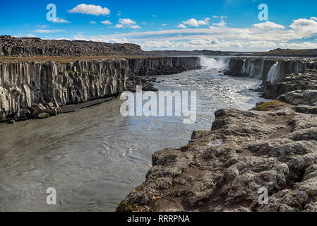 Sellfoss in Island Stockfoto