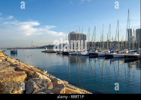 Hafen von Tel Aviv, Israel Stockfoto