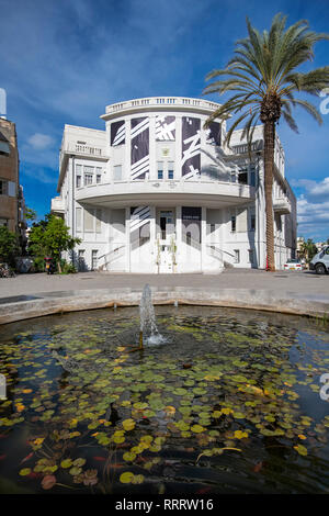 Ir Die vor kurzem restaurierte Beit ha'Museum und Kulturzentrum, Bialik Square, Tel Aviv Stockfoto