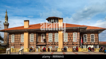 Bursa/Türkei - am 29. Januar 2019: Bursa alte Gemeinde Gebäude Stockfoto