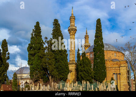 Die Emir-Sultan-Moschee, Bursa, Türkei Stockfoto