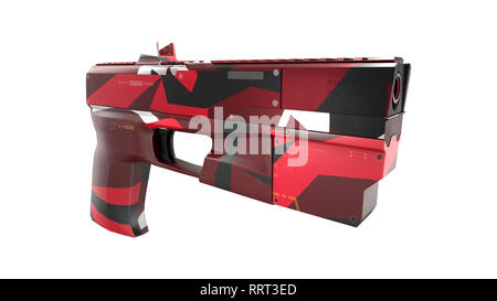 Scifi Gewehr - 3D Konzept Stockfoto