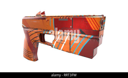 Scifi Gewehr - 3D Konzept Stockfoto