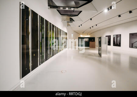 Galerie Halle an der Lissabonner Museum für Kunst, Architektur und Technik, Portugal Stockfoto