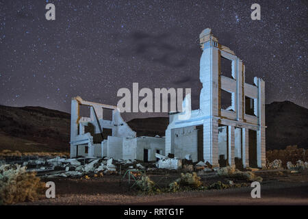 Nordamerika, Amerikanisch, Amerika, USA, Nevada, Rhyolith, Ghost Town, Stockfoto