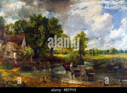 Das Heu Wain, John Constable, 1821, Landschaft Malerei Stockfoto