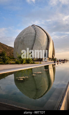 Die Bahá'í-Haus der Andacht von Südamerika in Santiago de Chile Stockfoto