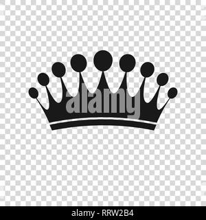 Krone Symbol in trendigen Flat Style isoliert. Royal Symbol für Ihre Web site Design, Logo, App, UI. Vector Illustration Stock Vektor