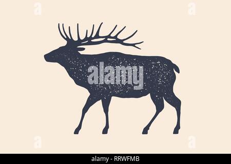 Pferd, Hengst. Konzeption von Nutztieren Stock Vektor