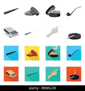 Zigarre, Schnupftabak, Kauen, Rohr, Streichholzschachtel, Mundstück, Hand, Aschenbecher, Lieferung, Sucht, retro, Box, Halter, arm, Glas, Holz, Asche, lange, Halten, Kunststoff, klassische, runde, Droge, Streichholz, Baum, Pause, Filter, Rauchen, schädlichen, Classic, verweigern, Stop, anti, Gewohnheit, Zigaretten, Tabak, Gesundheit, Nikotin, Rauchen, Statistiken, Set, Vector, Icon, Illustration, isoliert, Sammlung, Design, Element, Grafik, Vektor, Vektoren, Stock Vektor