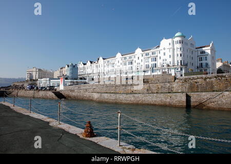 Plymouth, Devon, UK. 26. Februar, 2019. Viktorianische Architektur entlang Grand Parade in der Nähe der Hacke in Plymouth. Die Hacke ist einer der beliebtesten Tour Stockfoto