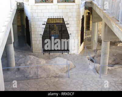 Nazareth, Israel - 23. Mai 2013: Wahrzeichen von Nazareth, Überblick über Gebäude und Sehenswürdigkeiten von Nazareth. Stockfoto