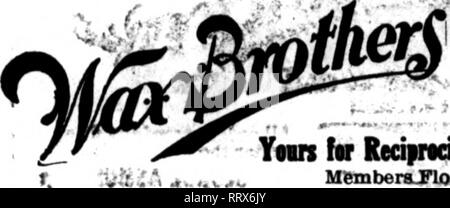 . Floristen Review [microform]. Blumenzucht. Senden Sie Ihre. : ^OEDQBSraB pmi *,.^^?' - iKtiSHOtfR BAUMSCHULEN FUcoN, Gmm 'Aifctwteo SCHNITTBLUMEN itt SeaMMk> r!< vr OrcfildsaadVallcj. Boston;">.; 143 Tranont Straße'-*-. ";;;;;;;;^; Thcated Blumengeschäft RedindtT YtiR hr. Wir Piiits cner AU II Neue EmUhI^ Teleirrapb DeltVeW MemberaJFlorUts'. -''' • "^-A. Wlegand ein f $ fm Floristen und Dekorateure 1610 bis 1620 N. IHinole ST, KOP' anaptlls. Ind. IndlafiaTs SOm', Wi6 Si' knS" ffiodr bomiaete mtAil*"" t* hUshTnent. ",! "!? BRWST^ MTISDIKOKBKR CO.ki*'; l | ^ "9 ab"'^ (^ st 8'' Telesrraph Dellverv!- Stockfoto