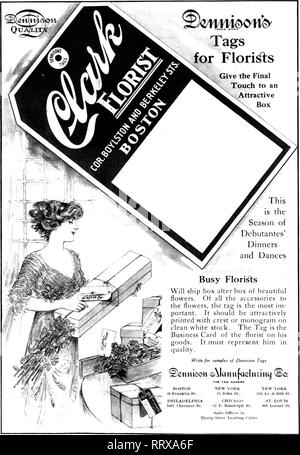 . Floristen Review [microform]. Blumenzucht. Januaby 9, 1913. Die Floristen^ Rezension 5. Bitte beachten Sie, dass diese Bilder sind von der gescannten Seite Bilder, die digital für die Lesbarkeit verbessert haben mögen - Färbung und Aussehen dieser Abbildungen können nicht perfekt dem Original ähneln. extrahiert. Chicago: Floristen Pub. Co Stockfoto