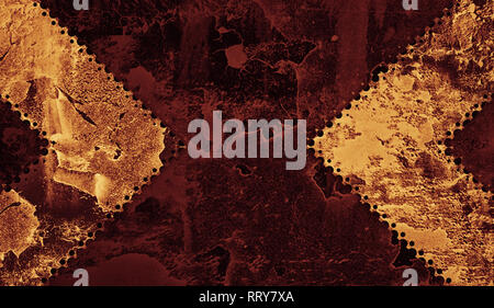 Abstrakte Rostiges Metall Hintergrund. Design texture Element. Stockfoto