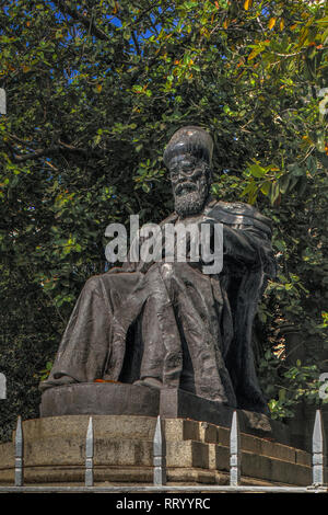 20 Dez 2009 Dadabhai Naoroji Statue, in der Nähe der Flora Brunnen, Mumbai Maharashtra Indien Asien Stockfoto