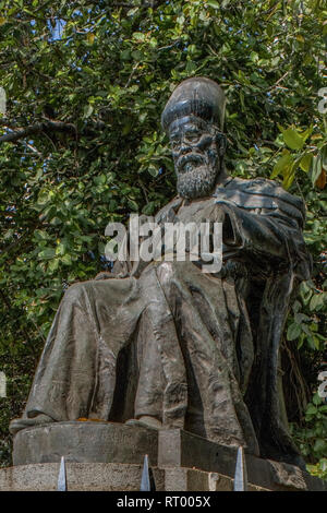 20 Dez 2009 Dadabhai Naoroji Statue, in der Nähe der Flora Brunnen, Mumbai Maharashtra Indien Asien Stockfoto