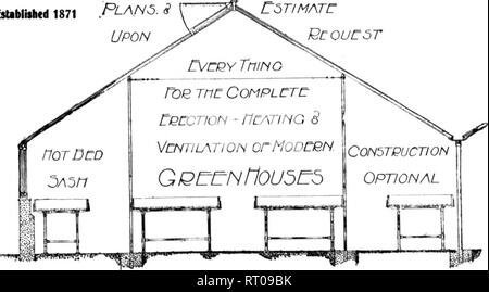 . Floristen Review [microform]. Blumenzucht. 156 Die wöchentliche Floristen^ Review *Mabch 28, 1912. • • • • NEWS • • Binghamton, N.Y.-J. G. Brock, der für die letzten drei Jahre hat die Landschaft arbeiten an der Nachlässe von W. S. Kilmer, eröffnet Büros, als Landschaftsgärtner, bei 208 Drücken Sie die Gebäude. Er hat ein Leben Erfahrung im Beruf hatte. Grand Eapids, Mich - die Wohlhabenden Avenue blumige Co. plant, sein - Gin den Wiederaufbau seiner Gewächshäuser, sobald im Frühling und frühen Sommer Ansturm vorbei ist. Die alten Häuser, die nacheinander errichtet wurden, wie das Geschäft erweitert werden Stockfoto