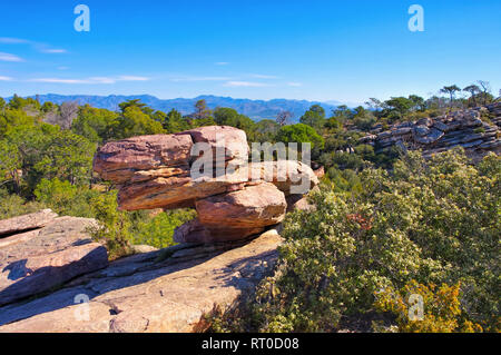 Mirador Garbi in der Nähe von Sagunt, Valencia in Spanien Stockfoto