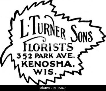 . Floristen Review [microform]. Blumenzucht. 413 Grand Ave. Milwaukee, Wis. HARRY PERSTEIN" einige Blumenhändler" 471 12 STREET Milwaukee, Wis. FOX'S INCORPORATCO 437-89-41 MILWAUKEE STREET Mitglied Floristen "Telegraph DeliTorj Ass'n. MILWAUKEE 1-3-5 GRAND AVENUE GIMBELS A. H. MacDonald. Mgr. Die FLORISTEN "Telegraph Lieferung Verband MILWAUKEE Mitglied F. T. D. 750-752 Third Street Racine, WIS. Die % ^^ Blume Mitglied Straße SHOP F. T. D. Racine und Kenosha Op-^'vyUCimi MANITOWOC, WIS. Die M.G. MADSON SEED CO.,8. und Einkaufsstraßen. Watertown, Wis 404 Main St. STUFBE FLO Stockfoto