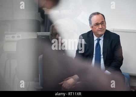 François Hollande, der ehemalige Präsident der Französischen Republik Stockfoto