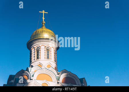 Kasaner Kathedrale auf dem Roten Platz in Moskau, in der Nähe des Kreml. Orthodoxen Russland. Stockfoto