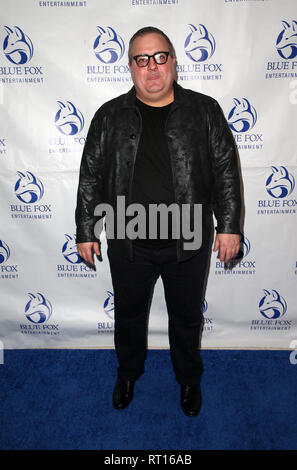 Los Angeles, CA, USA. Februar 2019. 26. Februar 2019 – Los Angeles, Kalifornien – Sean Hanish. Die LA-Premiere von SAINT JUDY fand im Landmark statt. Foto: Faye Sadou/Admedia Stockfoto