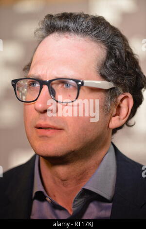 Glasgow, UK. 26 Feb, 2019. Filmproduzent - Jack Arbuthnott, auf dem roten Teppich bei der Premiere des Films, Prophezeiung gesehen, an der Glasgow Film Theatre. Credit: Colin Fisher/Alamy leben Nachrichten Stockfoto