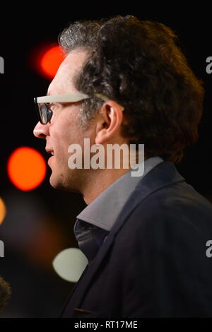Glasgow, UK. 26 Feb, 2019. Filmproduzent - Jack Arbuthnott, auf dem roten Teppich bei der Premiere des Films, Prophezeiung gesehen, an der Glasgow Film Theatre. Credit: Colin Fisher/Alamy leben Nachrichten Stockfoto