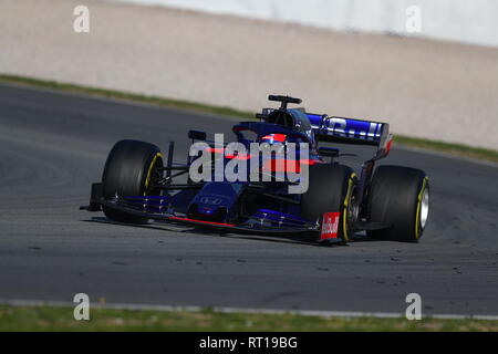 Zweiten Winter Prüfung 2019; Barcelona; Montmelo'; Stromkreis von Catalunya, 26. Februar bis 1. März 2019 Stockfoto