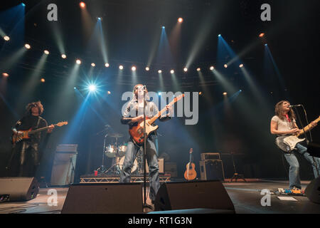 London, Großbritannien. 27 Feb, 2019. Die Zitrone Zweige live auf der Bühne im Roundhouse, London. Foto Datum: Mittwoch, 27. Februar 2019. Photo credit sollte lesen Credit: Roger Garfield/Alamy leben Nachrichten Stockfoto
