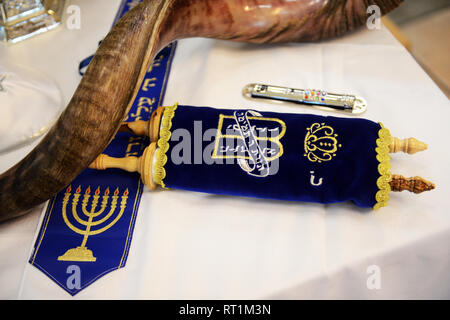 Jüdische Symbole Artefakte Stockfoto
