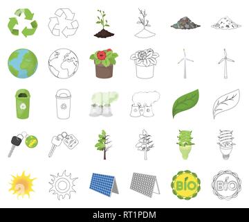 Atmosphäre, Fahrrad, bio, können, Auto, Cartoon, Outline, sauber, Sauberkeit, Sammlung, Design, trocken, dump, Erde, öko, ökologisch, Ökologie, Energie, Anlagen, Blume, fluoreszierend, voll, Garbage, Grün, Hälfte, Icon, Illustration, isoliert, Schlüssel, Label, Lampe, Blatt, Ernährung Umwelt, Panel, Anlage, Umweltverschmutzung, Topf, Verarbeitung, Produkt, Wiederverwertung, Recycling, Satz, Zeichen, Solar, sprießen, Sonne, Symbol, Baum, Turbine, Vector, Vektor, Vektoren, Stock Vektor