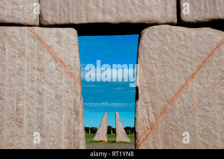 Volle Stonehenge Replik - Esperance - Australien Stockfoto