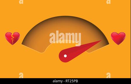 Liebe m. Valentinstag card Design Element. - Vektor Stock Vektor