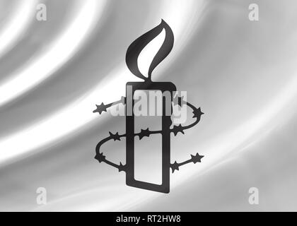 Amnesty International logo Stockfoto