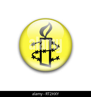 Amnesty International logo Stockfoto