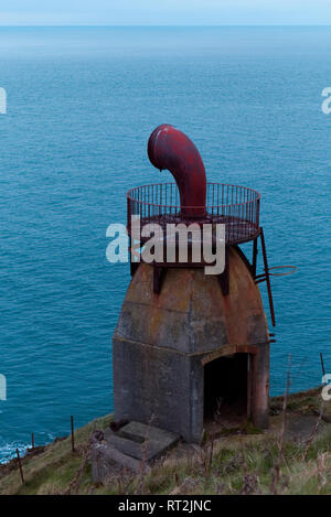 Alte Nebelhorn, Kintyre Leuchtturm Stockfoto