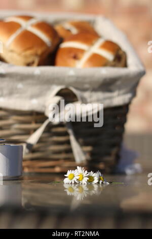 Hot Cross Buns Stockfoto