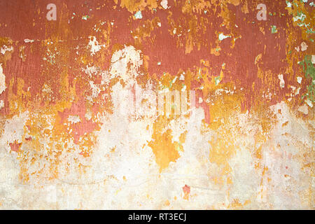 Grunge wand Textur Nahaufnahme Stockfoto