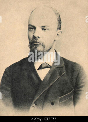Foto Portrait von Wladimir Lenin. Stockfoto