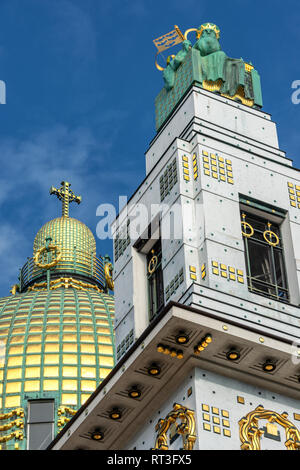 Otto Wagner Kirche (Kirche am Steinhof) in Wien, Österreich Stockfoto