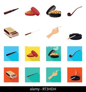 Zigarre, Schnupftabak, Kauen, Rohr, Streichholzschachtel, Mundstück, Hand, Aschenbecher, Lieferung, Sucht, retro, Box, Halter, arm, Glas, Holz, Asche, lange, Halten, Kunststoff, klassische, runde, Droge, Streichholz, Baum, Pause, Filter, Rauchen, schädlichen, Classic, verweigern, Stop, anti, Gewohnheit, Zigaretten, Tabak, Gesundheit, Nikotin, Rauchen, Statistiken, Set, Vector, Icon, Illustration, isoliert, Sammlung, Design, Element, Grafik, Vektor, Vektoren, Stock Vektor