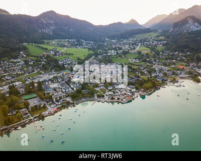 Österreich, Salzburg Land, Sankt Gilgen am Wolfgangsee Stockfoto