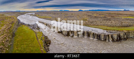 Selfoss Wasserfall, Jokulsargljufur Canyon, Island Stockfoto