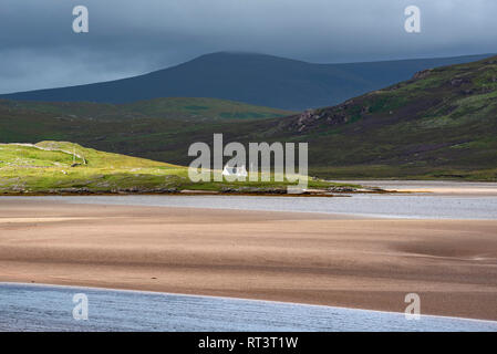 Vereinigtes Königreich, Schottland, Sutherland, Durness, Kyle von Durness, Ebbe Stockfoto