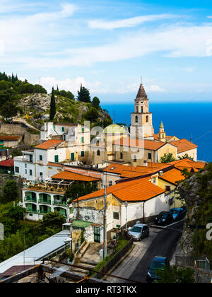 Italien, Kampanien, Amalfiküste, Halbinsel von Sorrent, Pogerola Stockfoto